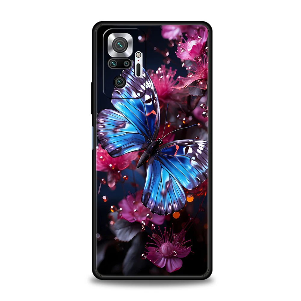 Elegant Butterfly Design Soft TPU Phone Case Cover