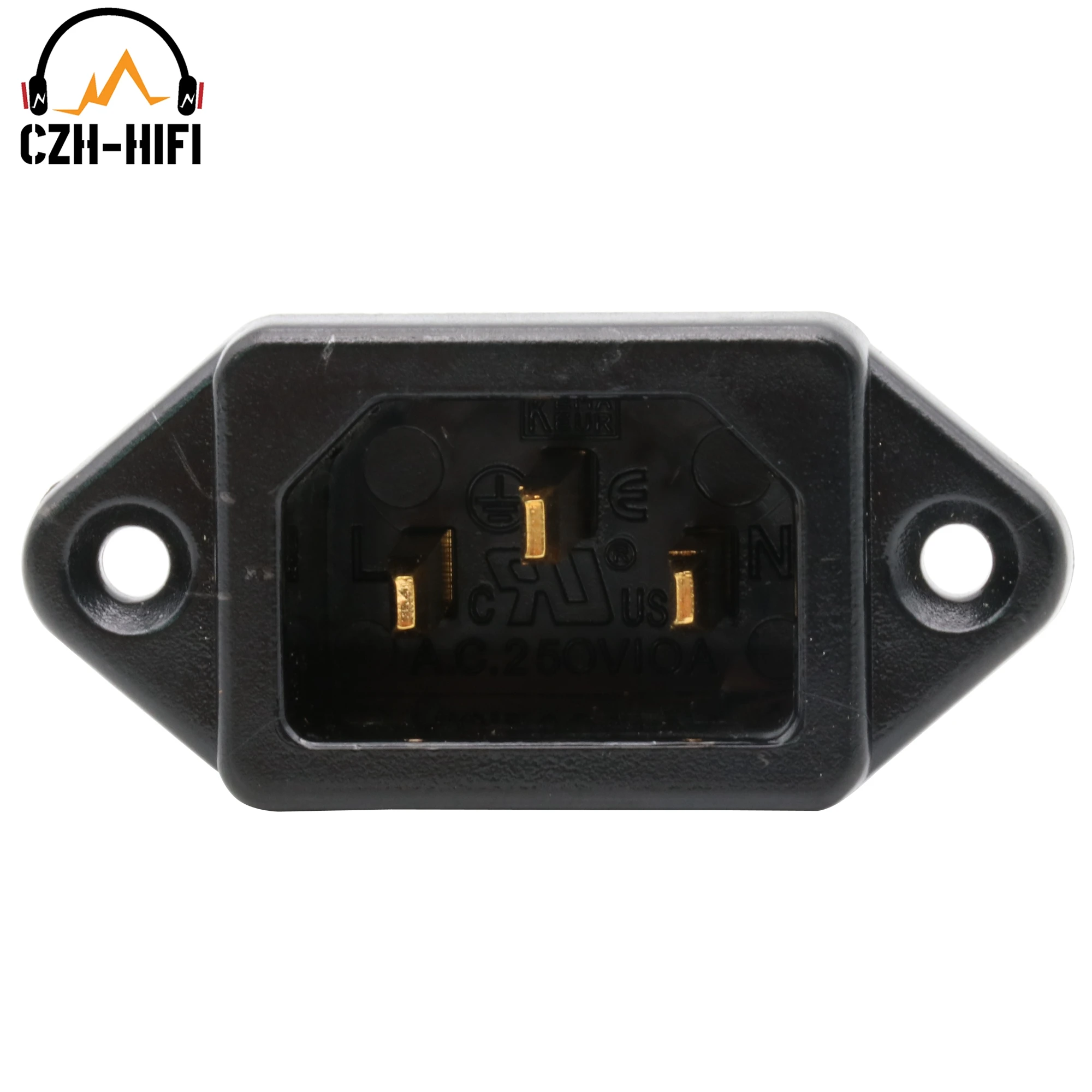   IEC 320 C14 3  AC   ڵ Ա  Ŭ Ŀ, 250V, 10A CCC CE TUV , 1 ǽ