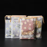 Drawstring Waterproof Matte Packaging Storage Bag Transparent Storage Bag Clothing Wardrobe Storage For Household itemsTravel 1