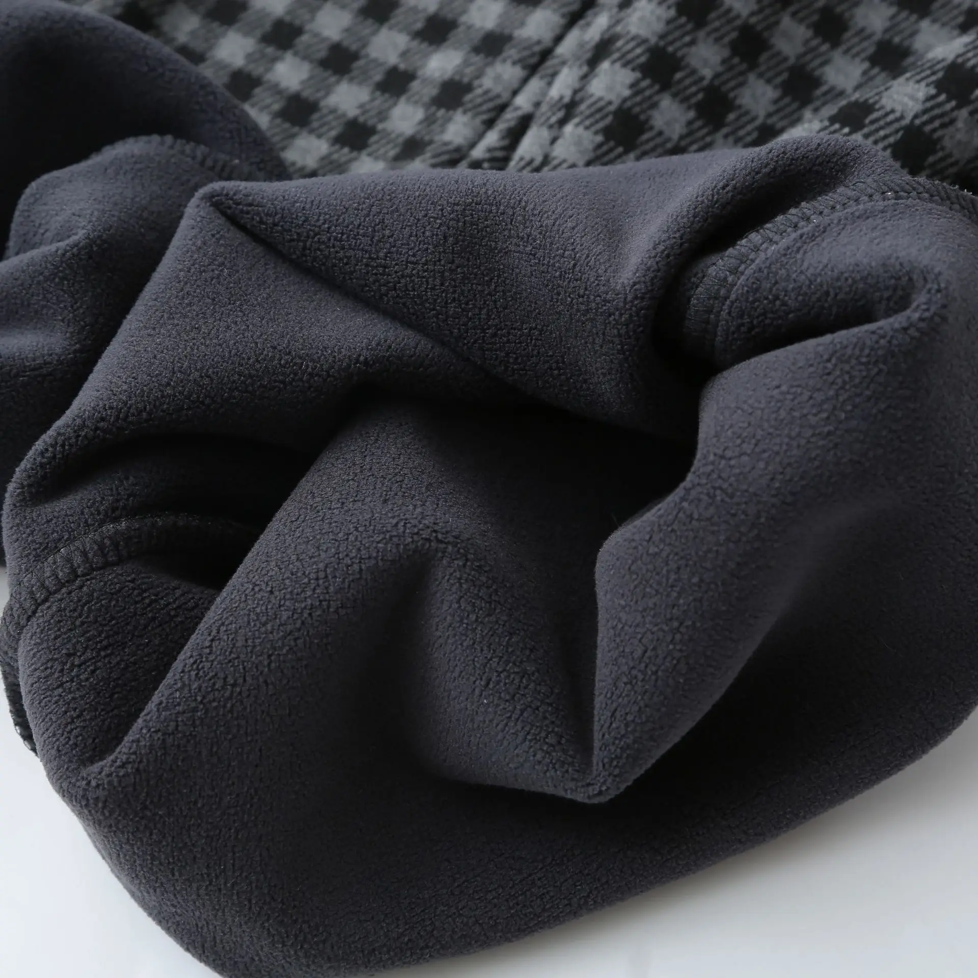 XXXXL Fashion Plus Size Women's Straight Leg Pants 2025 Autumn/Winter New Simple Casual Fleece Plaid Woolen Trousers 8600