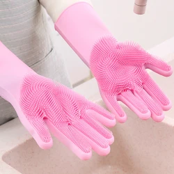 Silicone Pet Grooming & Massage Glove for Deshedding and Bathing (PURPLE)