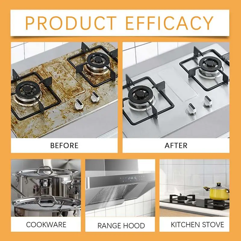 Kitchen Cleaner Spray Multipurpose Degreaser Foam Cleaning Spray Multi-Surface Cleaner Kitchen Grease 60ml