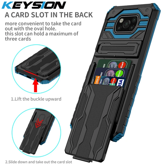 Keysion-funda A Prueba De Golpes Para Xiaomi Poco X3 Pro, Bolsillo