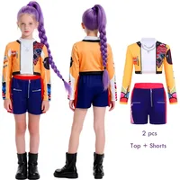 Ensembles de Cosplay de dessin animé pour filles, Costume de jeu de rôle de film à la mode pour filles, vêtements de spectacle sur scène k-pop de 3 à 12 ans 2
