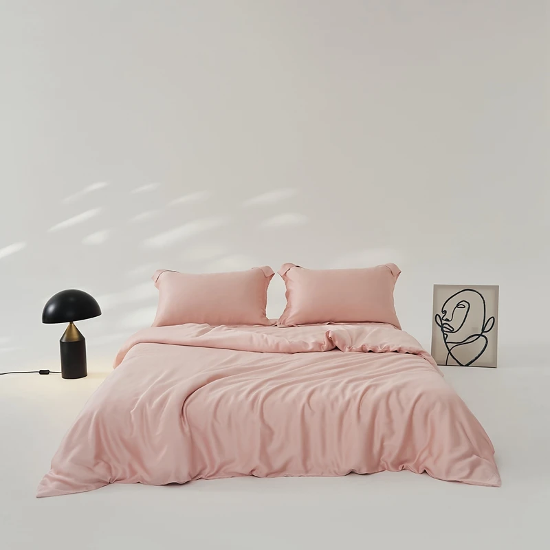 Dreamreal Organic Bamboo Summer Bedding Set Bed Sheet Sets Fitted Sheets Flat Sheets Pillowcase Luxury Double Queen King Size 2