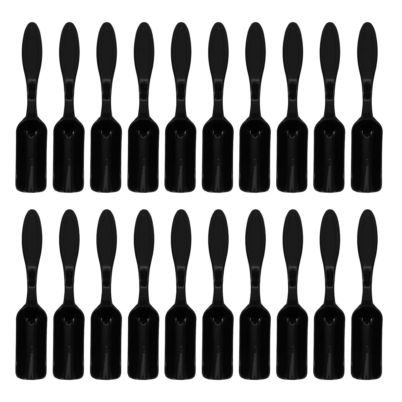 20Pcs 미니어처 가든 삽 좁은 공간을 위한 플라스틱 컴팩트 디자인 다육 식물 재배 도구 꽃 심기 미니 삽