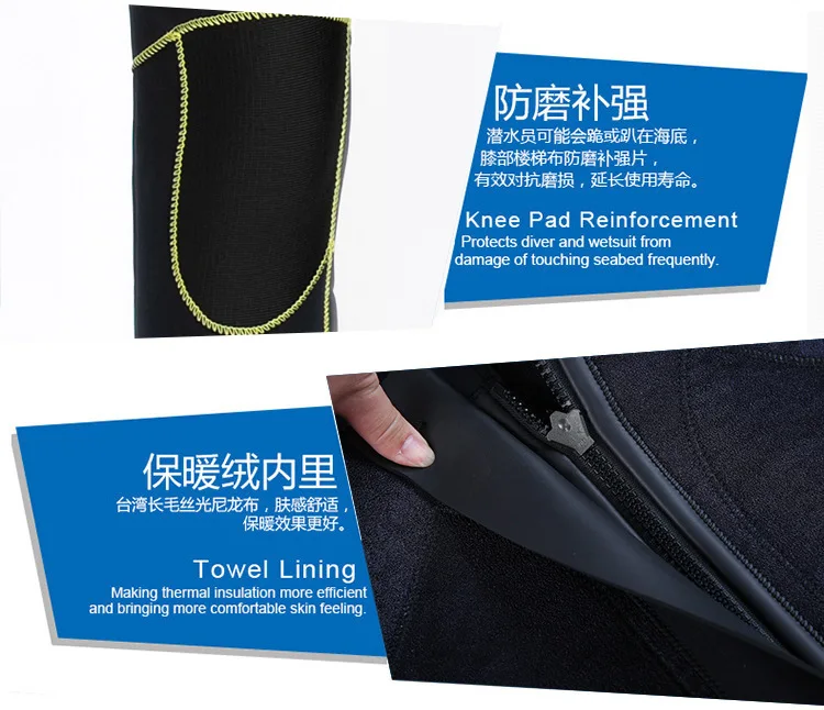 5MM Wetsuit Premium Neoprene Men Scuba Diving and Snorkeling Spearfishing Keep Warm Wetsuits Women Swimming Surfing Diving Suit