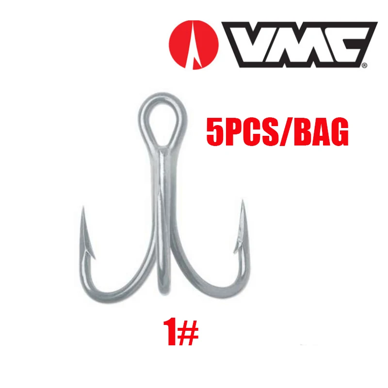 Fishing VMC Treble Hook 3X Fishing Hook 5pcs/BAG Sharp 3X Strong Fishing  Hook Short Cut Fishing Hook Lures Fishhooks Accessorie