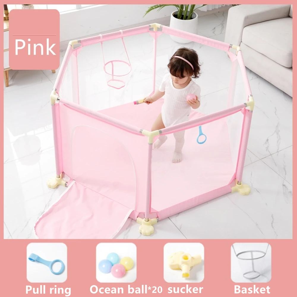 Kids Ball Pit Playpen Indoor Baby Safety Fence Baby Playpen Outdoor Activity Fence Playground Games Park