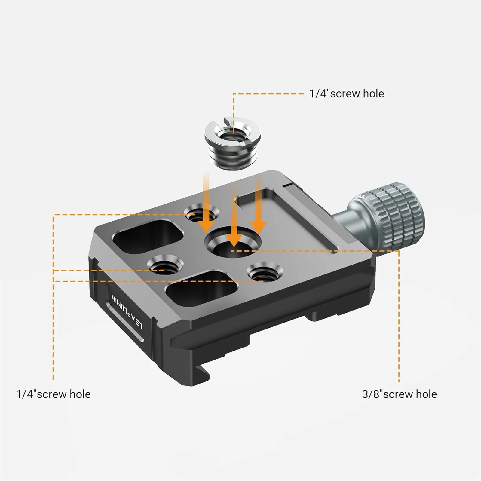 Camera Clamp Universal Aluminium Arca Swiss Type Quick Release Plate for DJI Ronin S Tripod Ball Head Camera Monitors