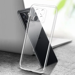 Crystal Clear Waterproof Transparent Phone Cover - Soft TPU Camera Protective Case for Oneplus 10R (Clear)