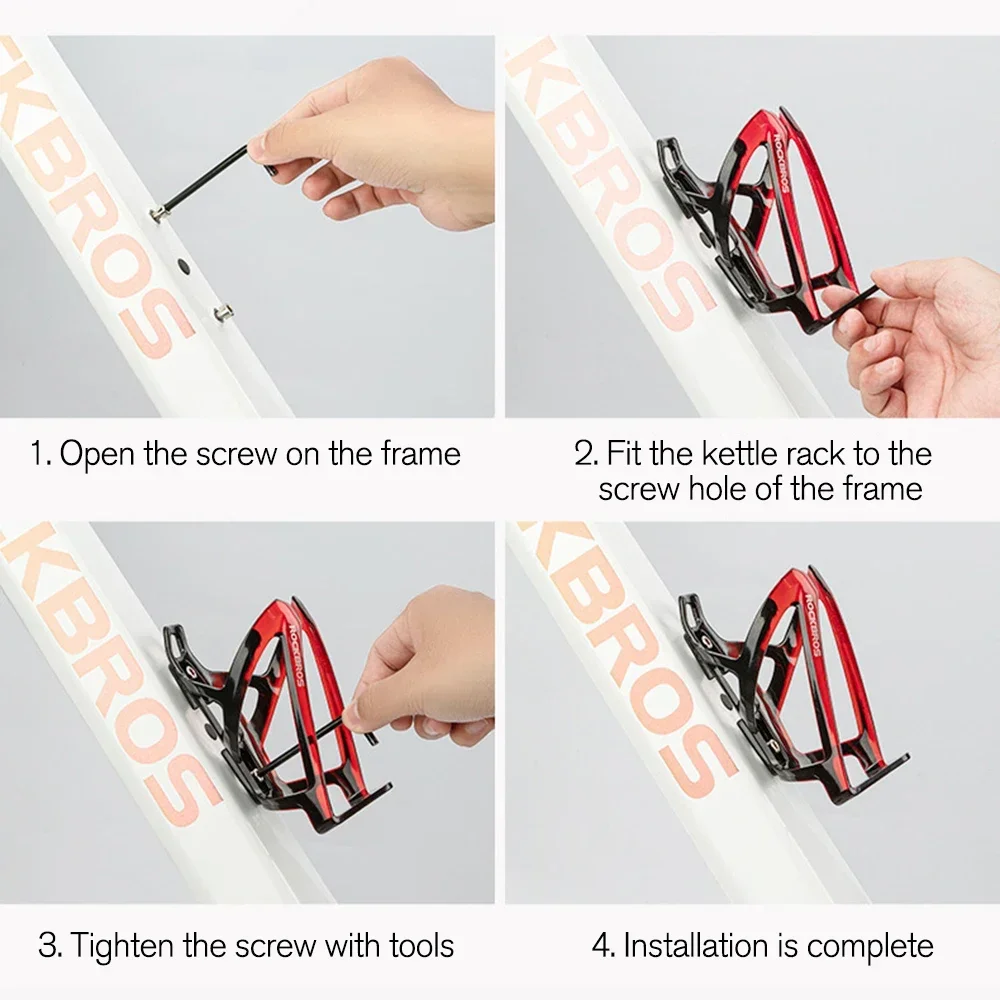 Description Picture 6 of itemBicycle Water Bottle Cage Outdoor MTB Cycling Water Cup Rack Mountain Road Bike Cycling Bottle Holder Bicycle Accessories