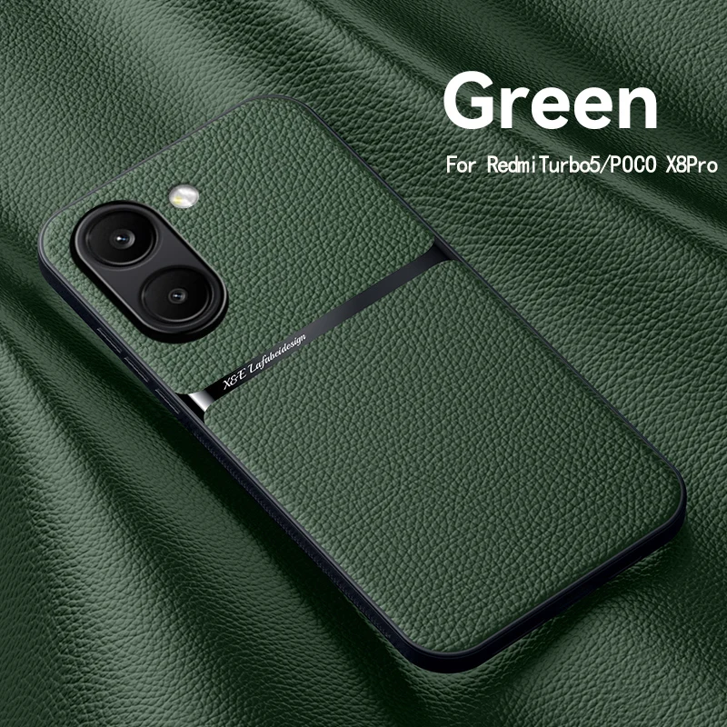 Luxury Leather Ultra Thin Protection Hard Phone Cover Case