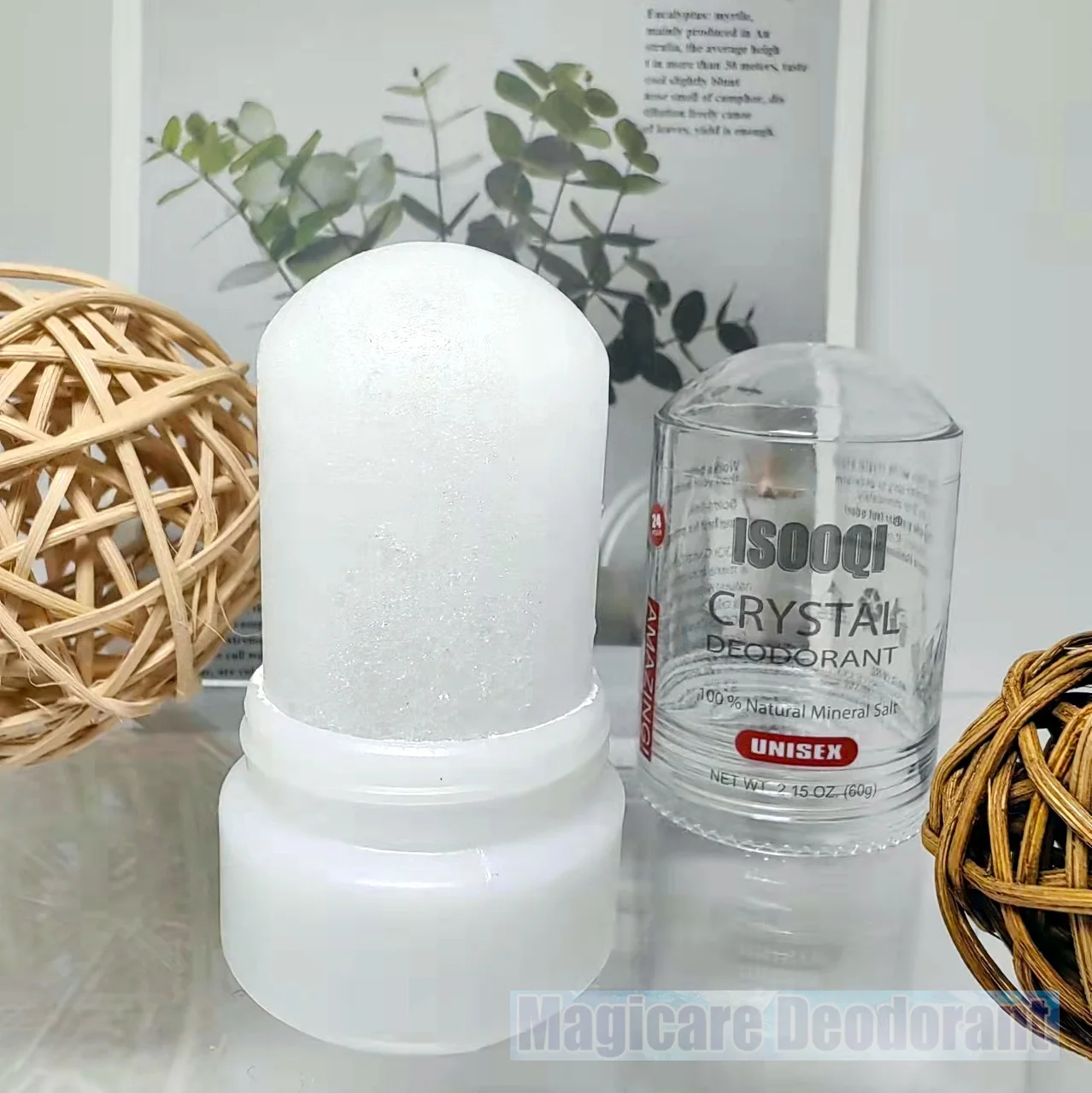 Alum Stick 60g 2PCS/LOT Potassium Alum Block Antiperspirant Stone Crystal Deodorant Natural Mineral Salt Underarm Unisex deodorizing stick deodorant stick
