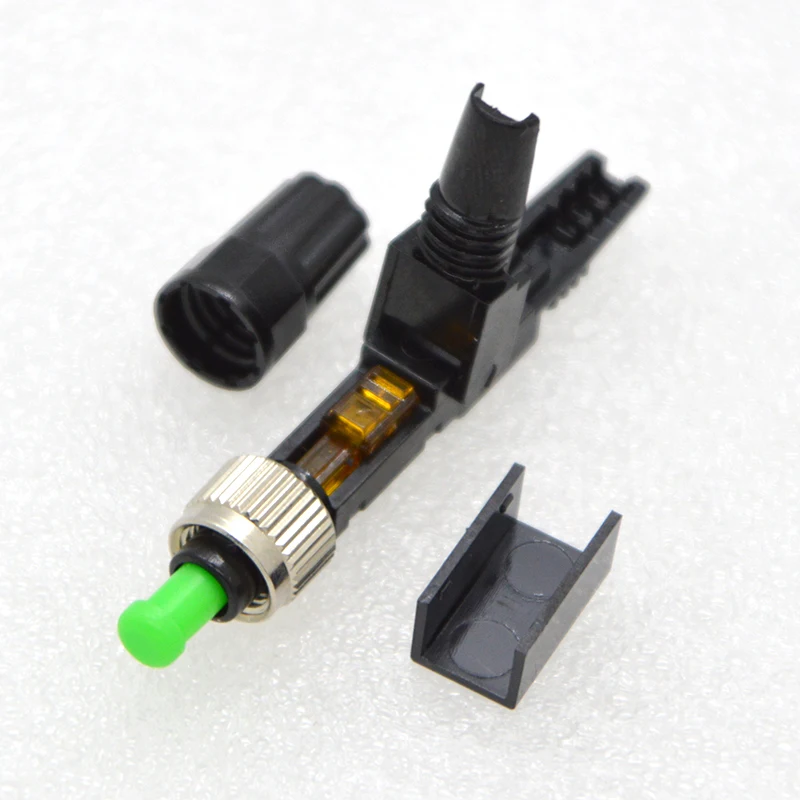 100PCS New FC/UPC/APC Optical Fiber Fast Connector Embedded Style FTTH ...