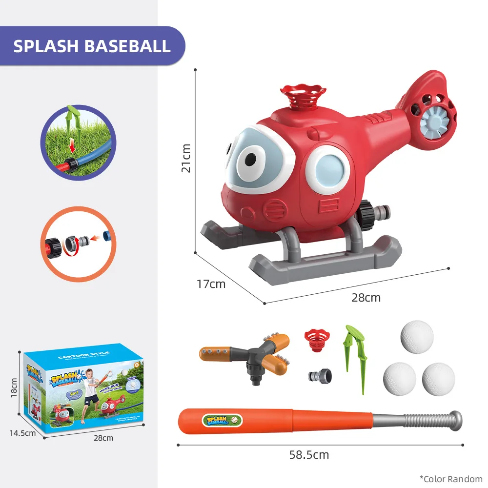 Garden Sprinkler Outdoor Water Spray Toy Backyard Garden Water Toys Summer Yard Cartoon Splash Sprinkler for Kids