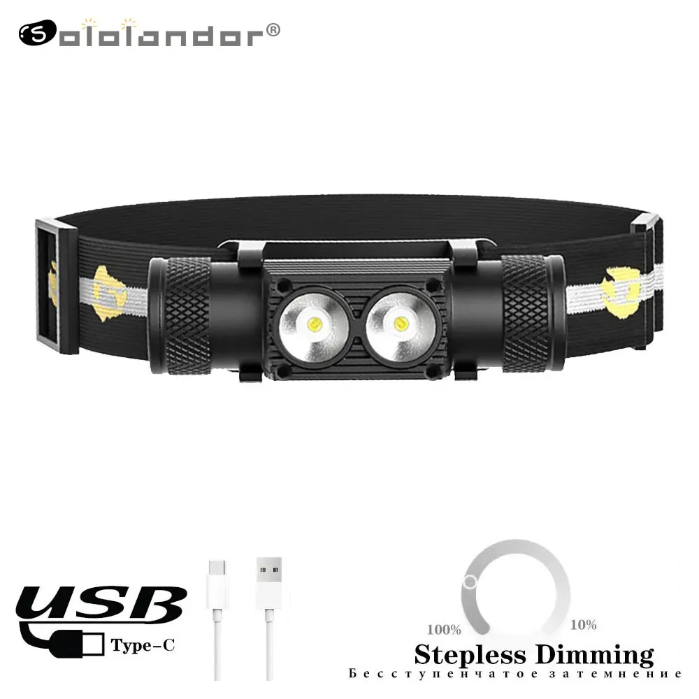 

Type-C USB Rechargeable SST20 led headlamp Fishing 18650 headlight Torch Hunting head lamp Camping Headlamp Flashlight headlight