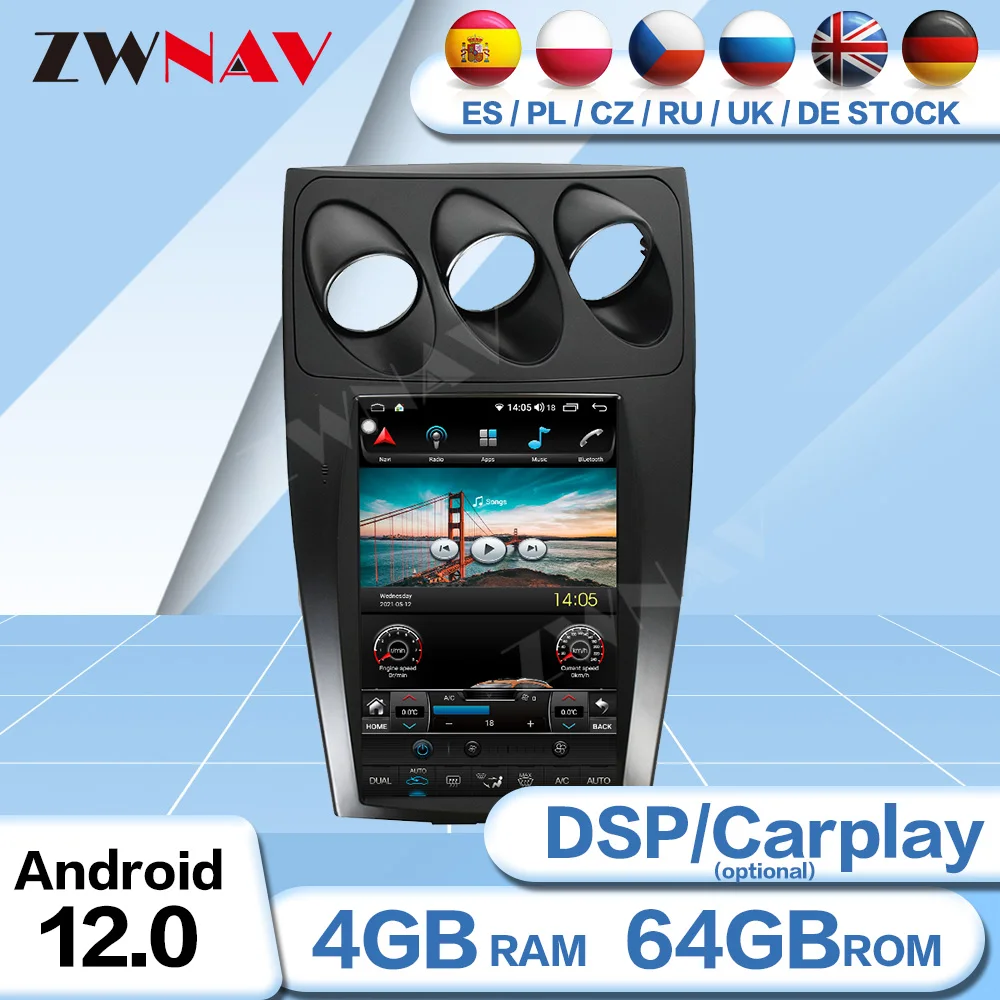 

12.1 Inch Android 12 Tesa- Car Radio For Nissan 350Z Z33 2002-2007 6+128GB Carplay Stereo GPS Navigation Head Unit Video Player
