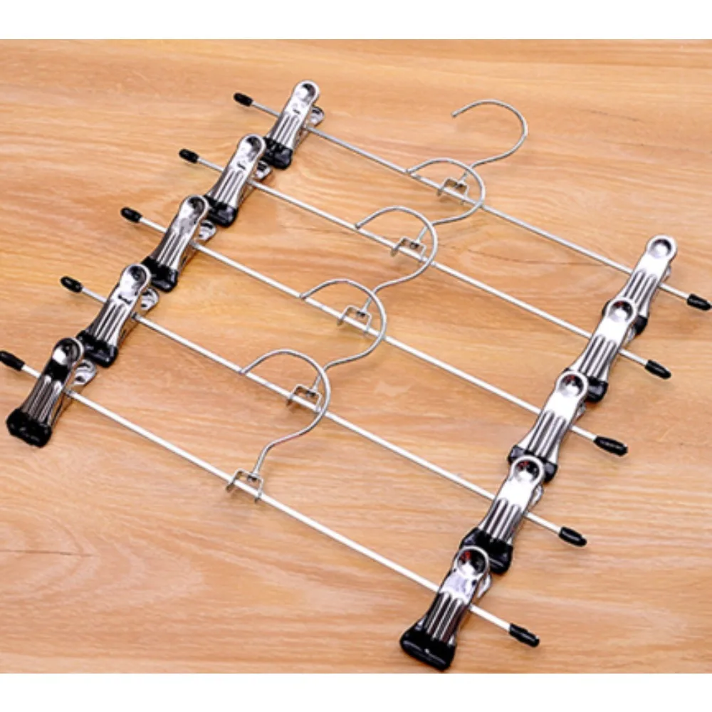 Pants Hanger,  Clip Hangers with Anti Slip Clips, Metal Clip Hangers,space Saving, 360 ° Rotating Hook Hangers, Pants Hanger 5