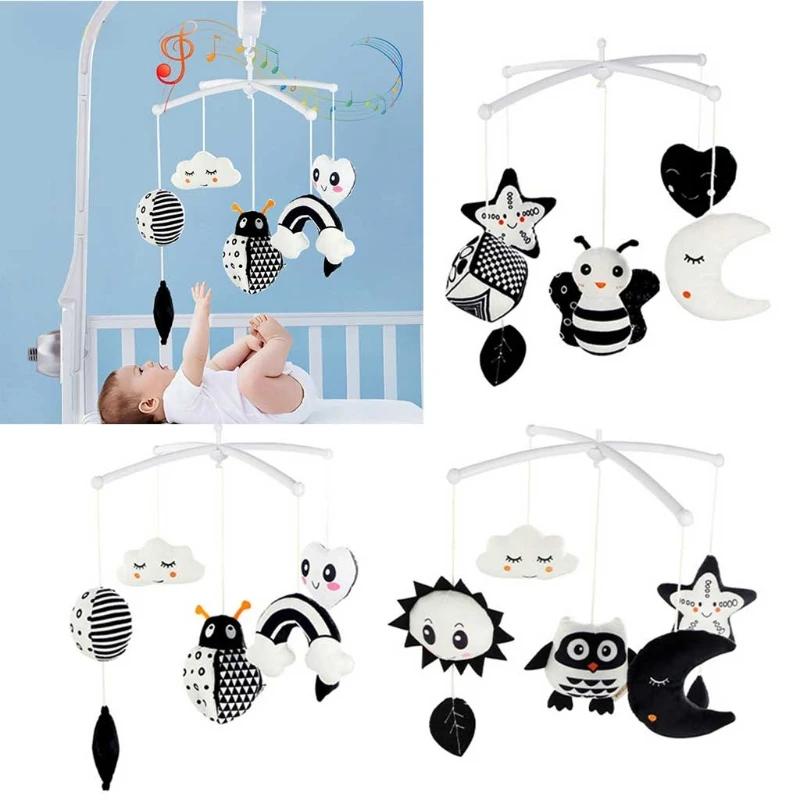 

Baby Bed Hanging Plush Decoration with Inside Interactive Toy Infant Gift