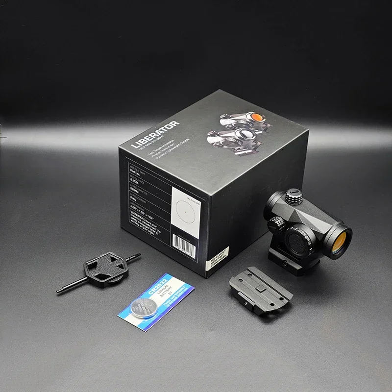 Liberator II Mini Red Dot Sight 1X22 Tactical 2MOA Dot Shake'N Wake Auto On/Off 1913 Picatinny Mount