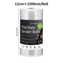 Premium Kitchen Vacuum Sealer Storage Bags - Sous Vide Ready Rolls (12-1500cm)