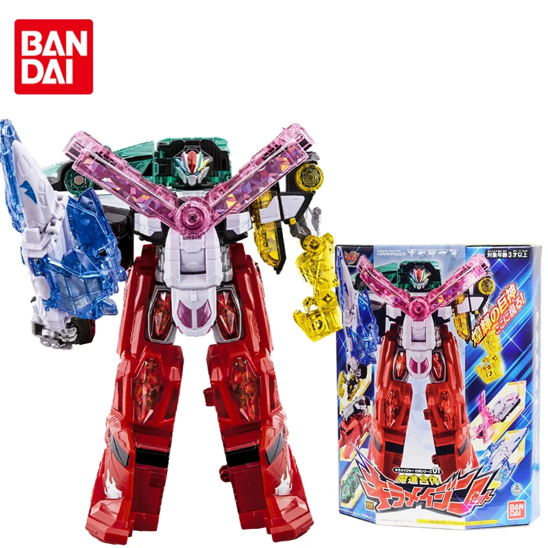 

Bandai Original Super Sentai Mashin Sentai Kiramager DX KIRAMAIJIN Anime Action Figures Toys for Boys Girls Kids Gift