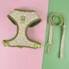 Valentine's Day and New Year's gift Cute Design Adjutable Luxury Designer Pet Harness &1 Pcs Color Matching Pet Dog Leashes