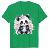 Cute Panda Printed T-Shirt Women Summer Short Sleeve Y2k Tops Fashion Hip Hop Tee Clothes Breathable Comfortable Casual T Shirt 5