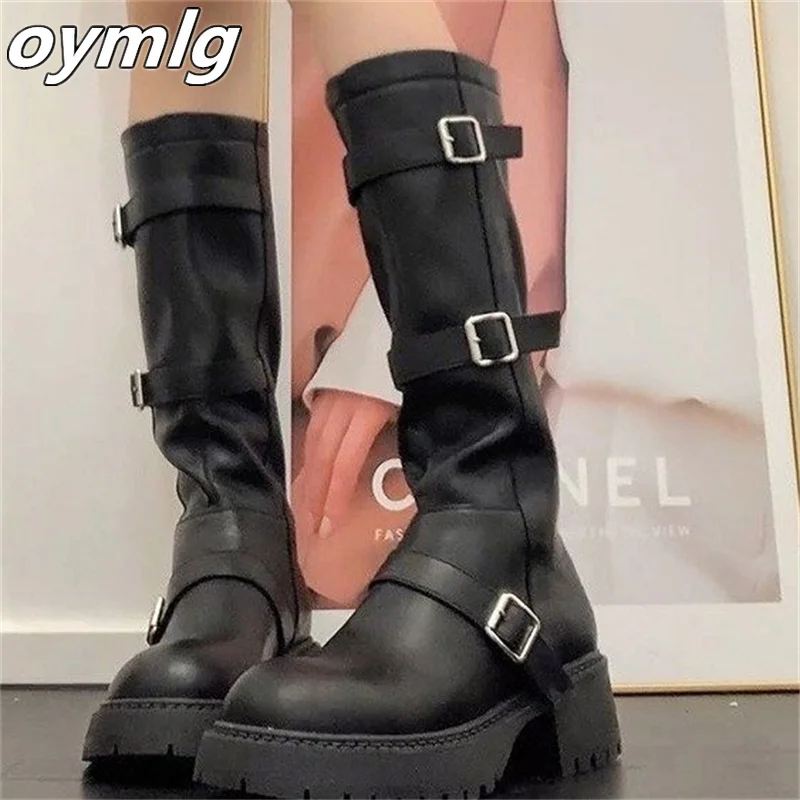 

Autumn and Winter New Elastic Wrinkle Boots Thick Sole Thick Heel Heel Stacked Middle Sleeve Boots Short Boots Children