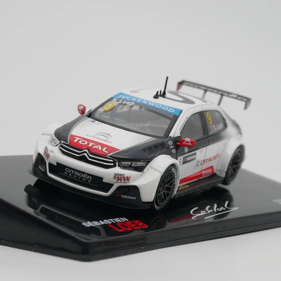 Модель автомобиля под давлением, металлическая, Ixo 1:43, Citroen C-Elysee WCTT WRC 2015 Loeb