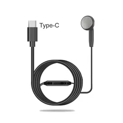 USB Type - C Single - Side Earbud with Mic (Black)