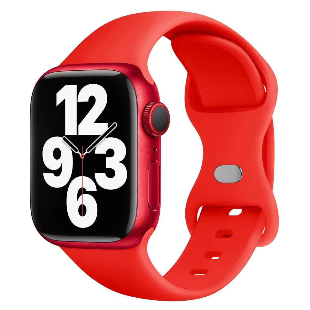 Premium Soft Silicone Smartwatch Band - Versatile Sport Strap Bracelet