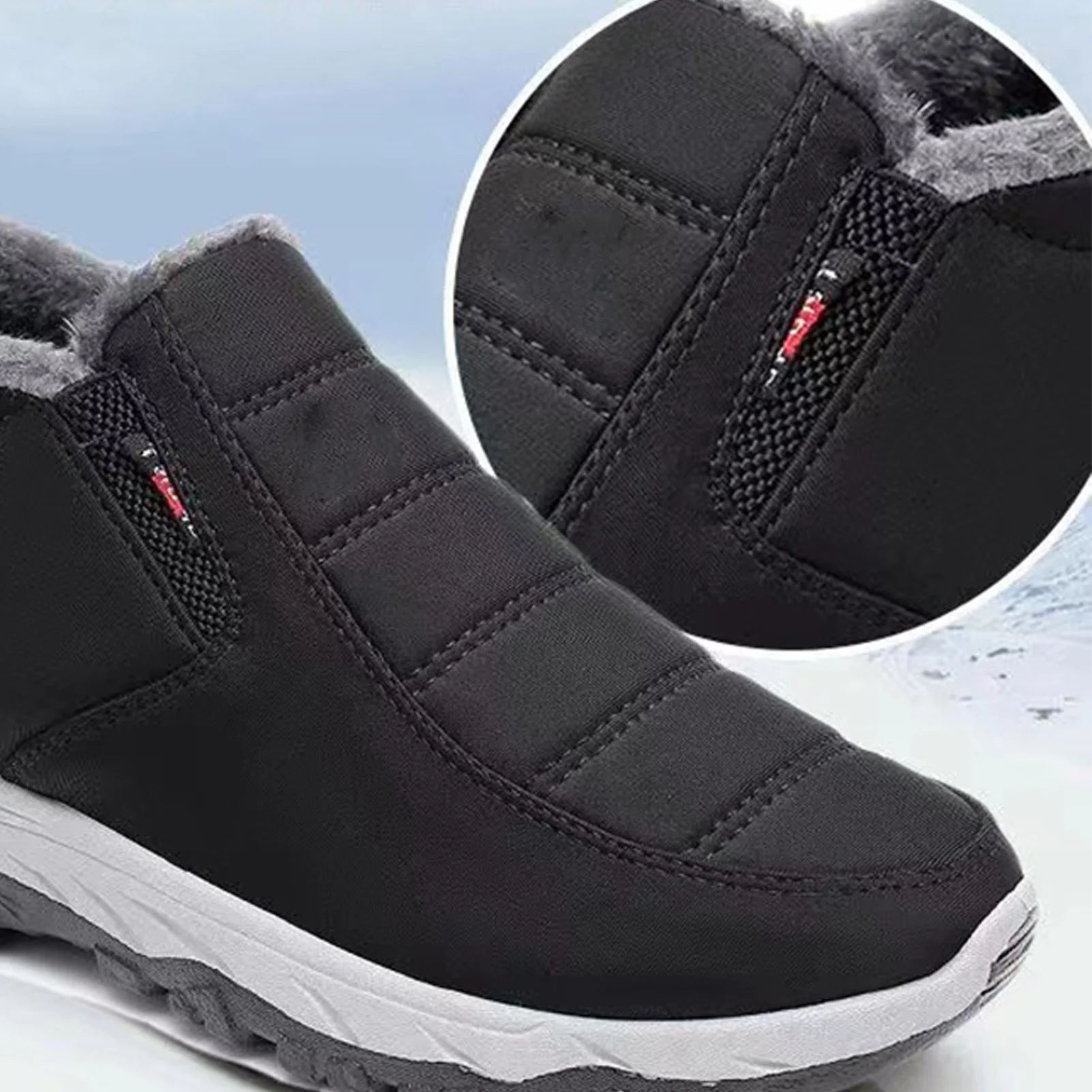 Woman Winter Warm Snow Boots Leisure Anti-slip Winter Walking Fashion Shoes Gift for Girlfriend Women Lover - 3