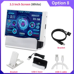 Compact 3.5 IPS USB-C Secondary Screen Display (Option 8)