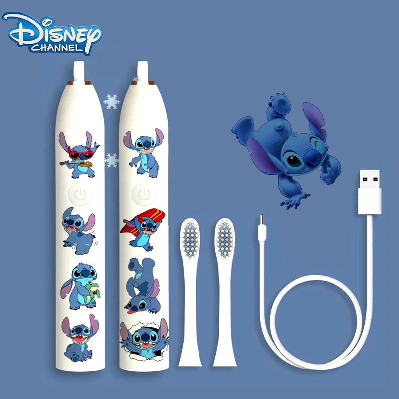 Disney Stitch Spazzolino Elettrico Cartoon Cute Ultrasound Spazzolino Elettrico Può Ricaricare Lo Spazzolino Vibrante Regalo Per Feste