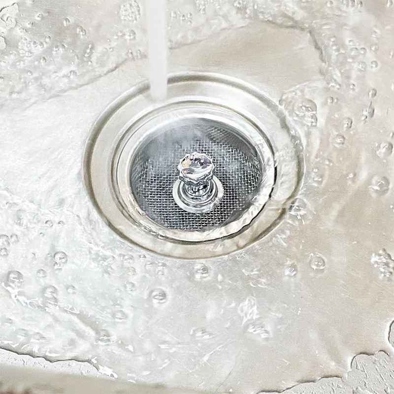 Kitchen Sink Sewer Strainer Basin Drain Stopper Stainless Steel Sink Waste Plug Filter Anti-clog Floor Drain Kitchen Accessories 5