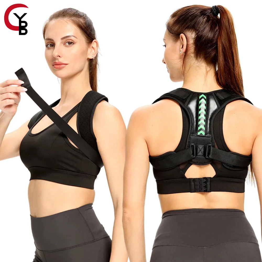 Posture Corrector for Women and Men, Adjustable Upper Back Brace and  Shoulder Brace Straightener to Reveal Discomfort from Neck - AliExpress