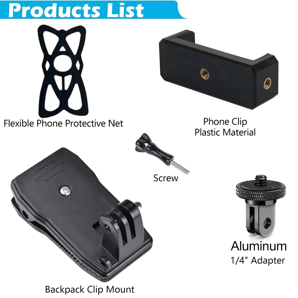 Versatile Backpack Strap Quick Clip Mount