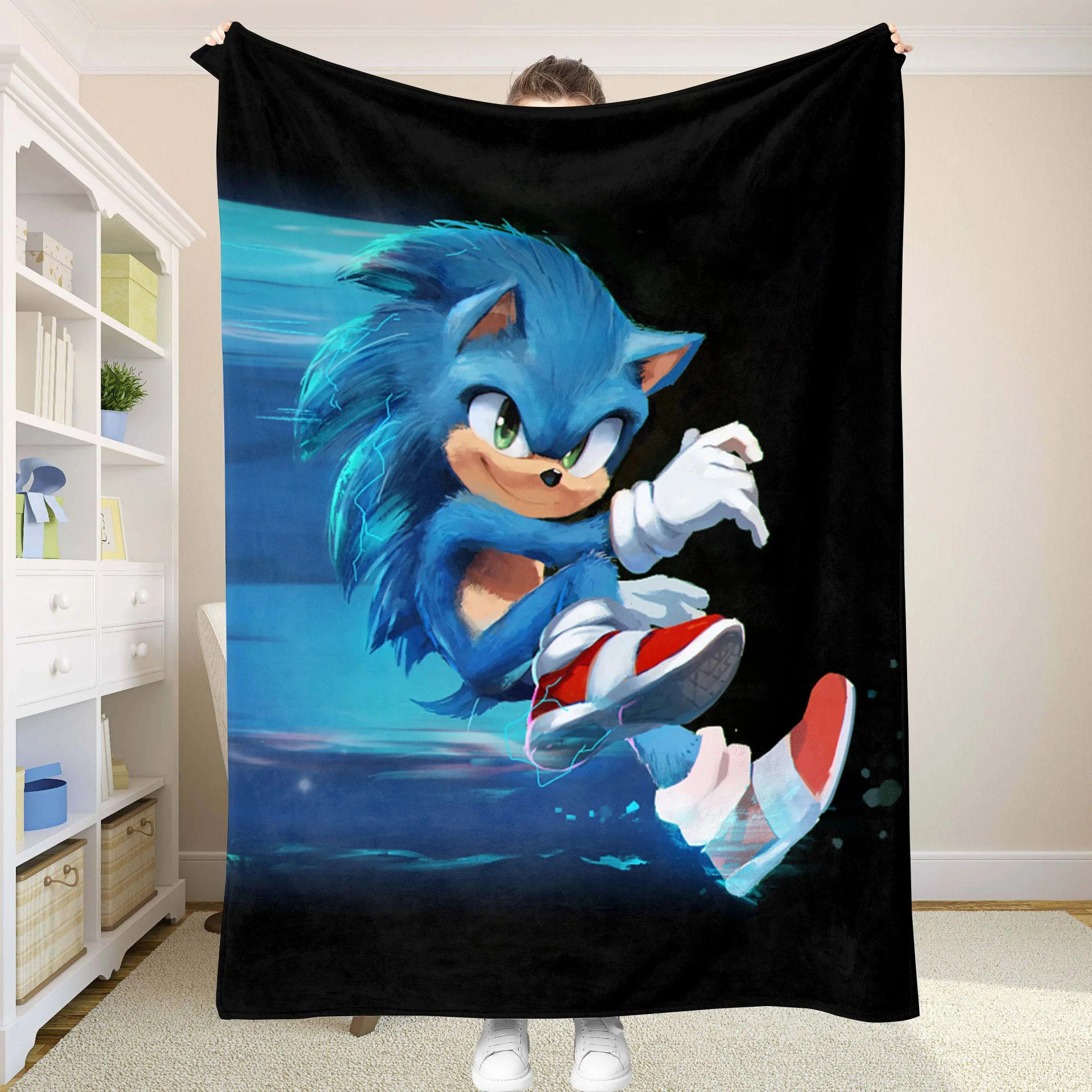 Double Blanket Sonices Double Bed Blankets for Baby Fluffy Soft Blankets for Decorative Sofa Summer Comforter Bedspread the Nap 2