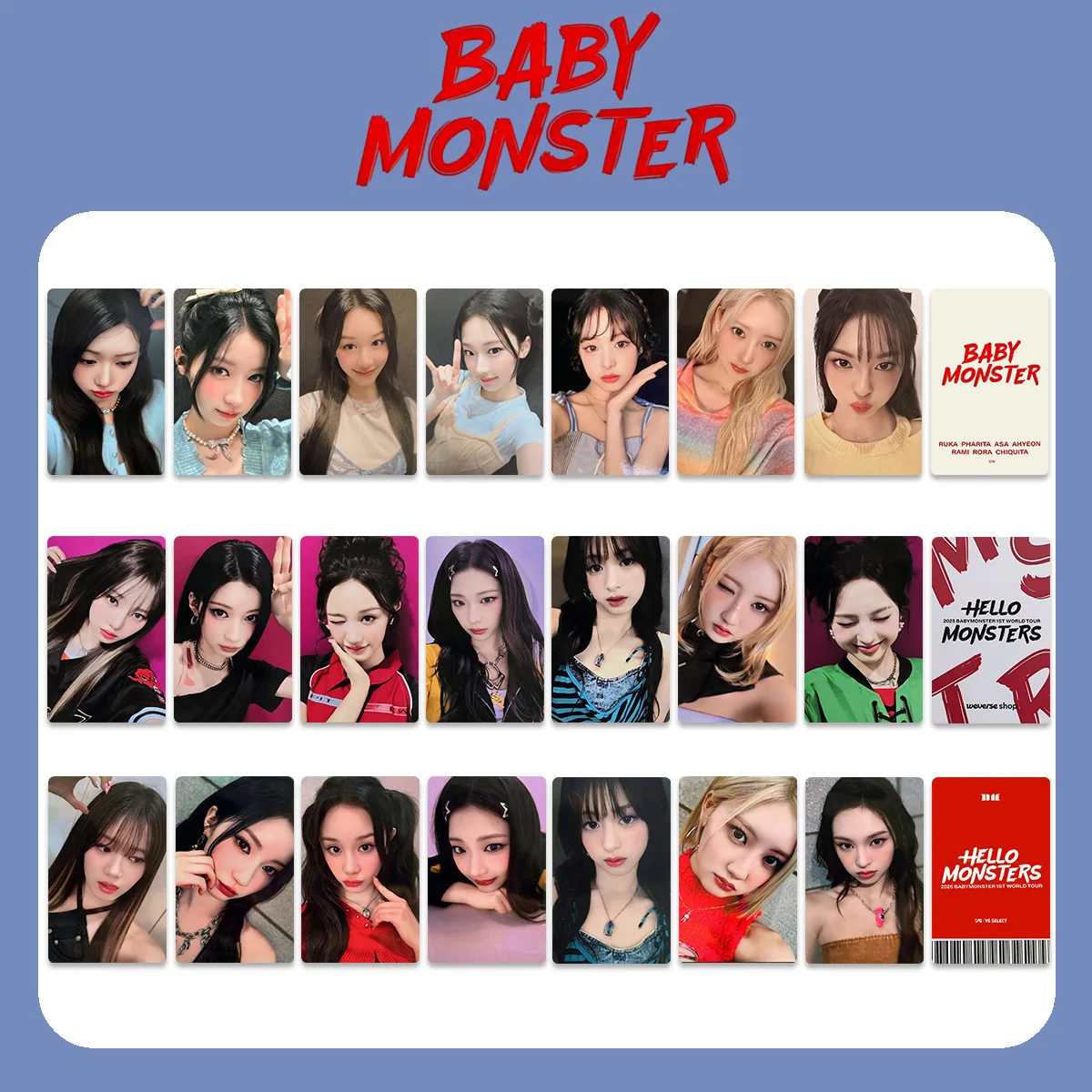 BABYMONSTER アヒョン アジアツアー ワルツ チェキトレカ Amazon.co.jp: BABYMONSTER アヒョン チェキ トレカ 二枚セット