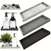 1Pc Bathroom Dressing Silicone Tray, Rectangular Dishwashing Liquid and Sponge Rack, Dressing Table Perfume Organizer, Cosmetic Ring Storage Tray, Home Essentials, Home Decoration, Home Furniture 1