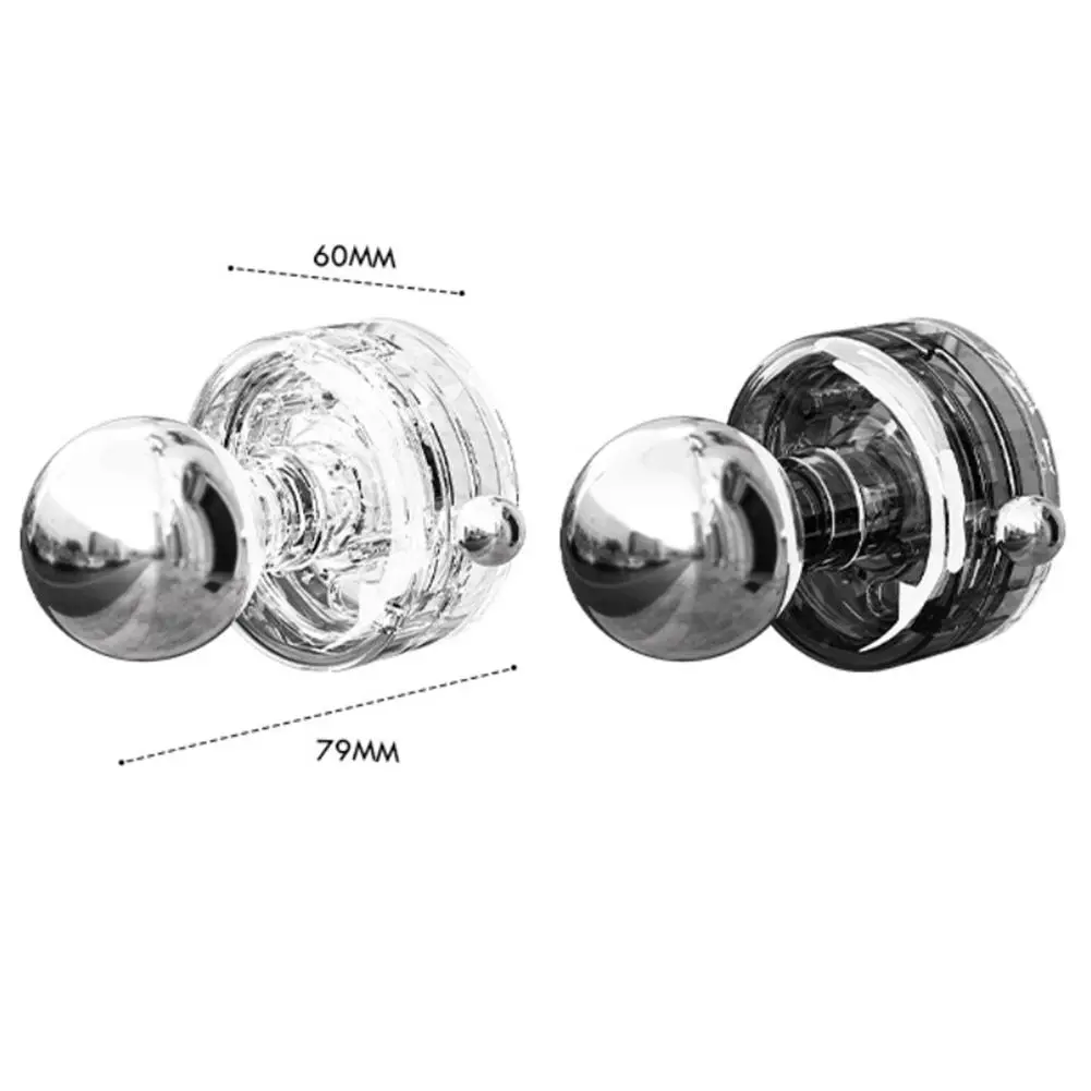 Anti-slip Suction Cup Door Handle No Drilling Shower Handle Plastic Transparent Safe Grip For Bathroom Bathtub Glass Door