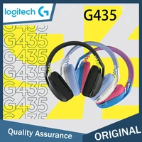 Logitech G435 Wireless Over-Ear Gaming Headset Bluetooth Over-Ear Headphones 2.4GHz Dual-Mode Built-in Dual Beamforming Micropho