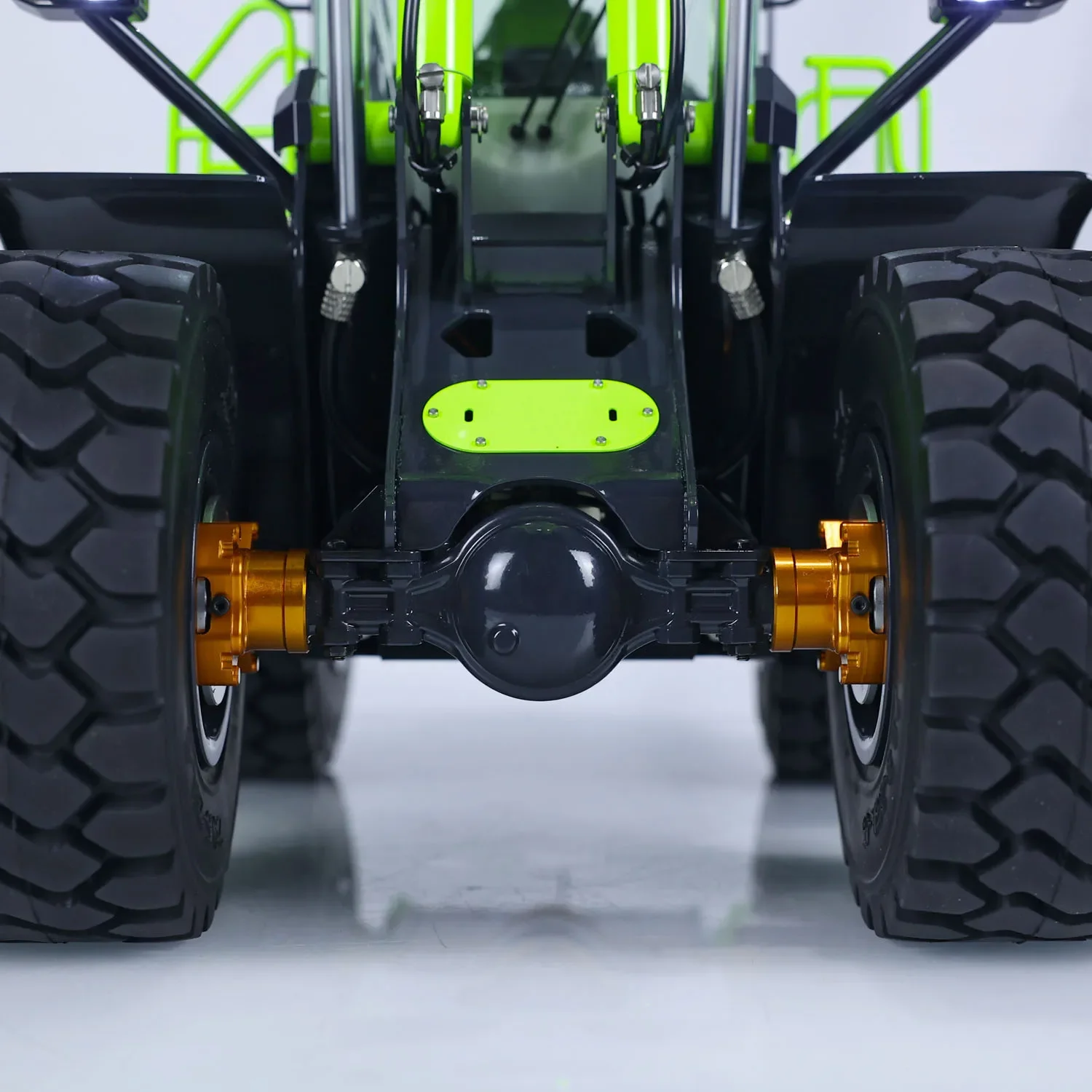 JDM 198 RC Loader 1/14 ZW370 RC Hydraulic Loader Metal Model RTR with Light and Sound System Remote Control Car Adult Toy 6