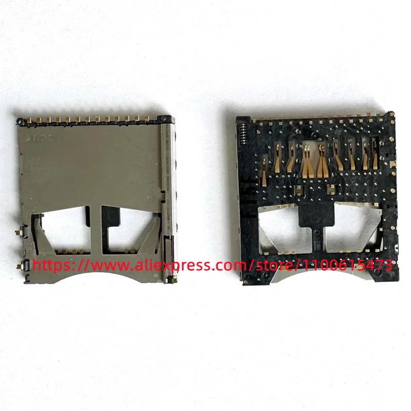 

New SD Memory Card Slot Holder assembly for Panasonic LX2 LX3 LX4 LX5 MDH1 GM1GK FH8 FZ18 Camera Repair Par