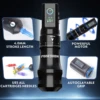 Tattoo Kit POSEIDON High Quality Tattoo Pen Kit For Permanent Makeup Tattoo Machine New Cool Tattoo Power Supply Tattoo Gun Kit 3