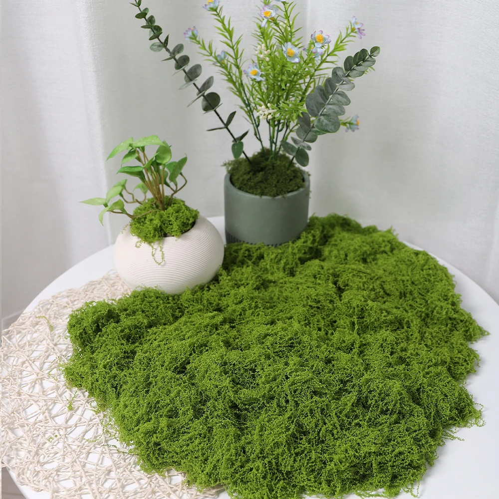 ERBA MUSCHIO ARTIFICIALE micro paesaggio finta mini erba da giardino