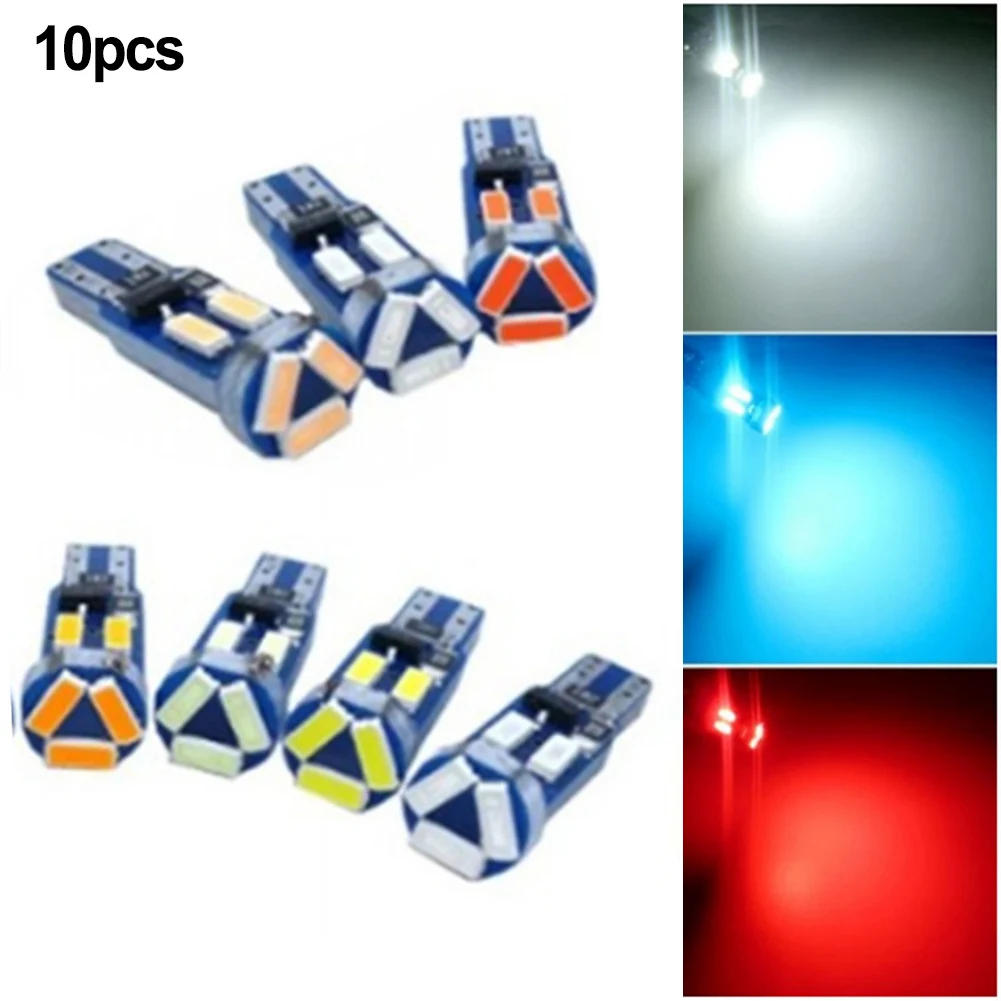 

Car Dashboard Light PCB 12V Dashboard Light T5 4014 7SMDdashboard Display Light Car LED Bulb 10*Bulbs Reading Lights Assembly