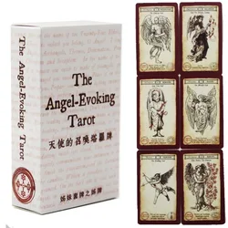 Heavenly Angel - Evoking Tarot Deck - 78 Divine Guidance Cards with Angelic Sigils & Names (WHITE)